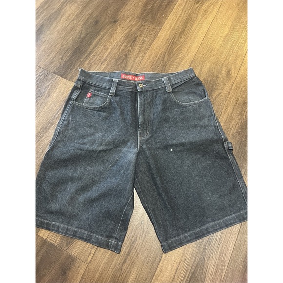 Guess USA Jeans Workwear Vintage D67-62W BDenim Carpenter Shorts Men's 36 - Picture 1 of 5